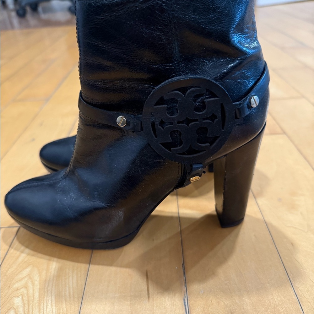 Tory Burch Black Heeled Boots